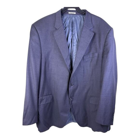 Peter Millar Men’s Blazer 52T Gray 100% Wool Big Tall Suit Jacket Sport Coat - Picture 1 of 16
